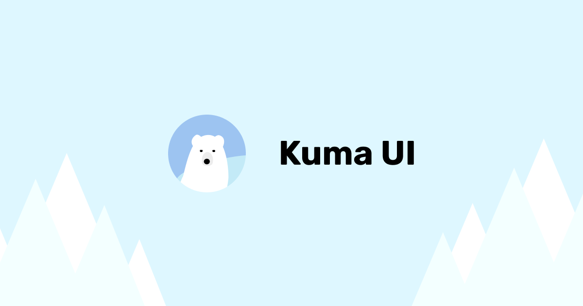 Named after the Japanese word for 'bear', Kuma UI embodies the spirit of the "熊" (kuma 🐻) - strong, reliable, and efficient. 